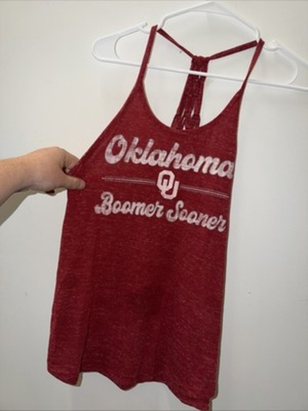 Colosseum Oklahoma Boomer Sooner OU Tank Top Womens Size XL